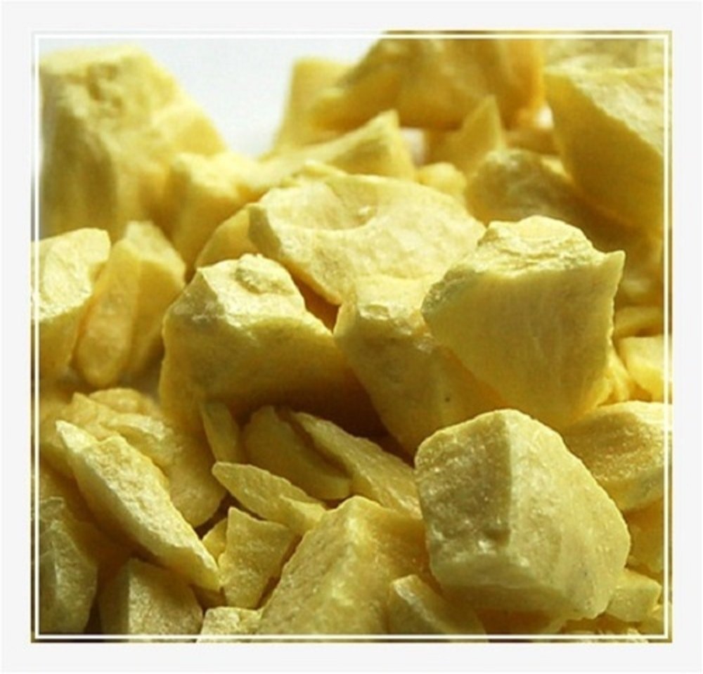 Raw lump sulphur rocks for chemical industry