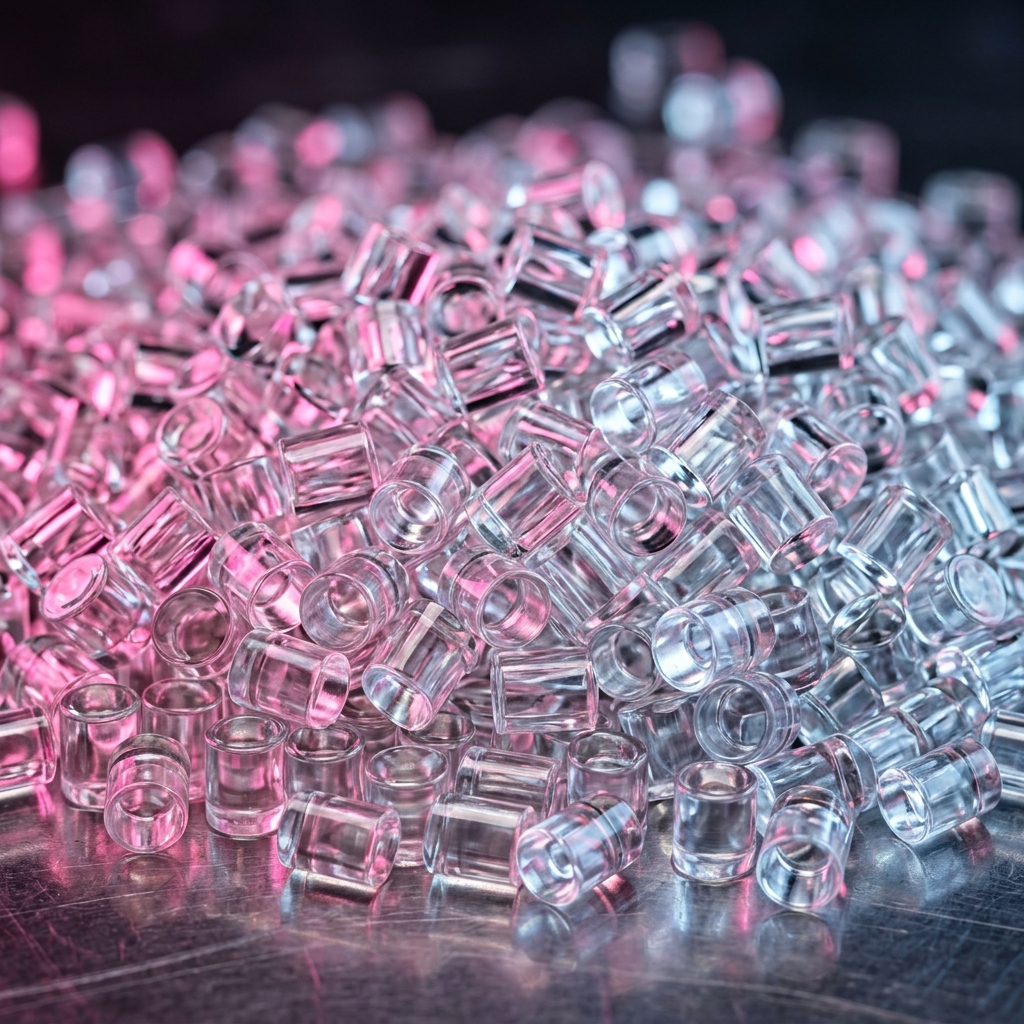 Ultra clear glossy PET Polyethylene Terephthalate plastic resin pellets for bottle manufacturing